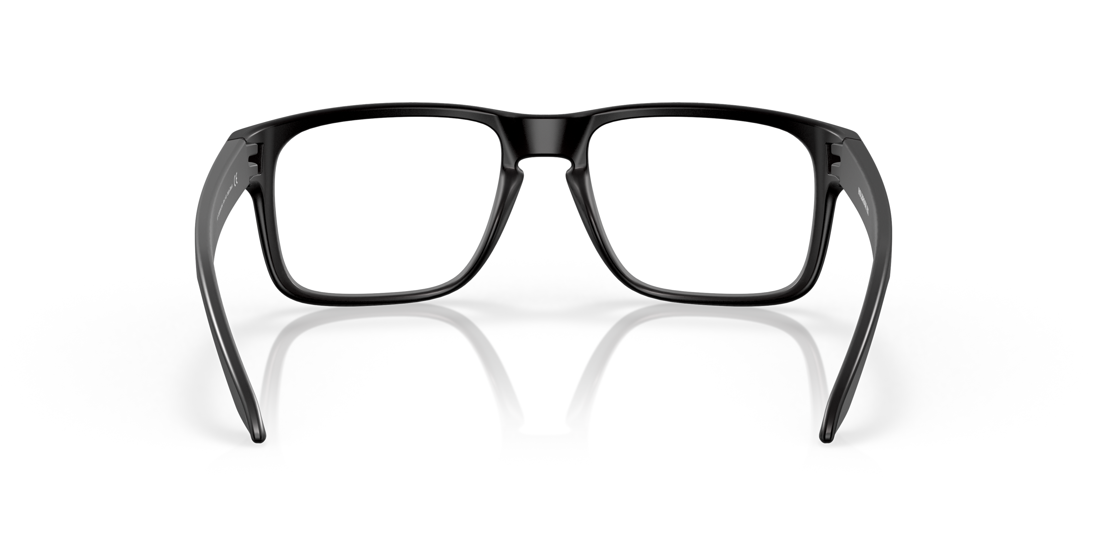 Oakley OX8156 Holbrook Square Eyeglasses - Polished Black Clear Fade