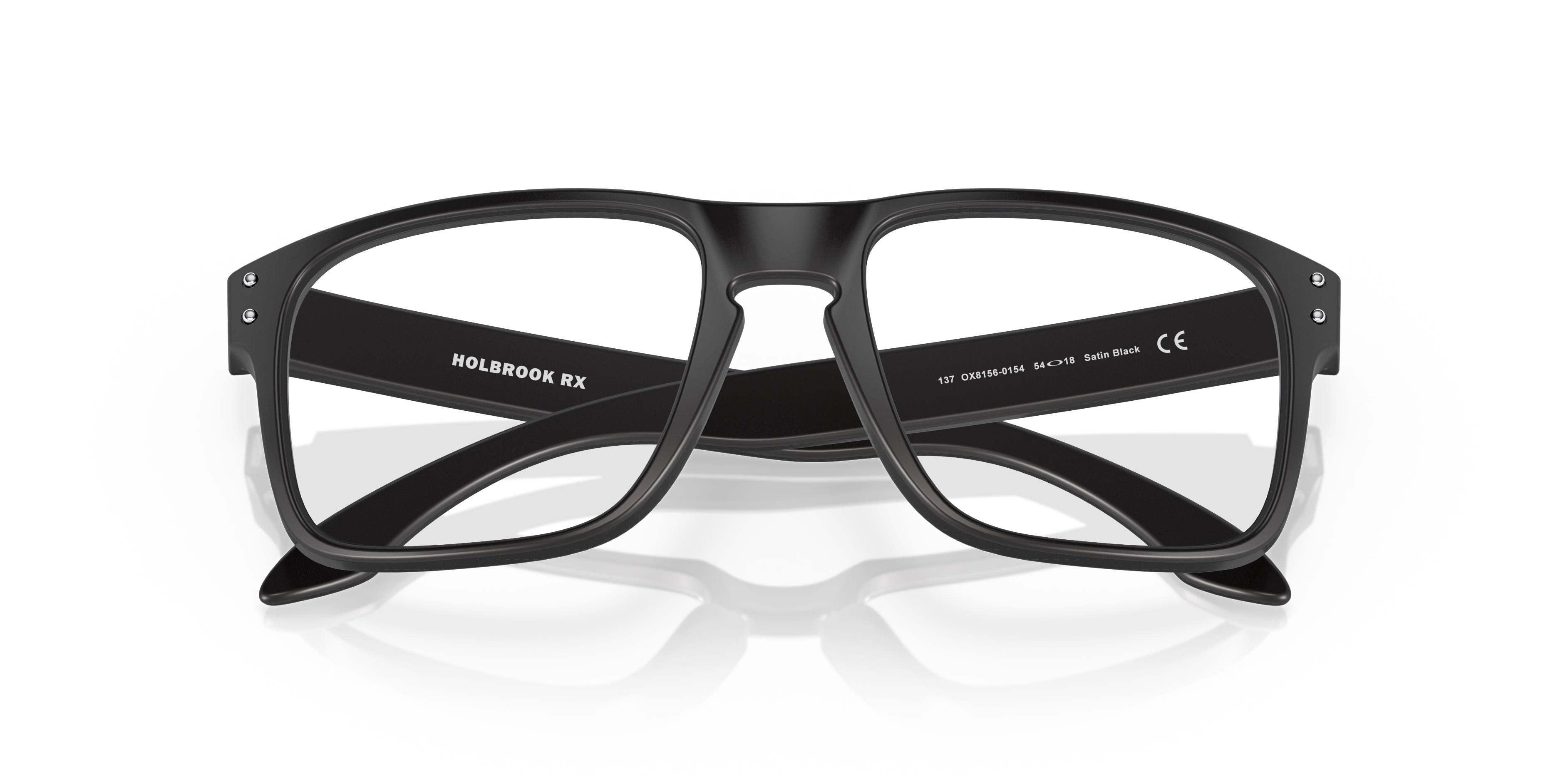 Oakley OX8156 Holbrook Square Eyeglasses - Polished Clear