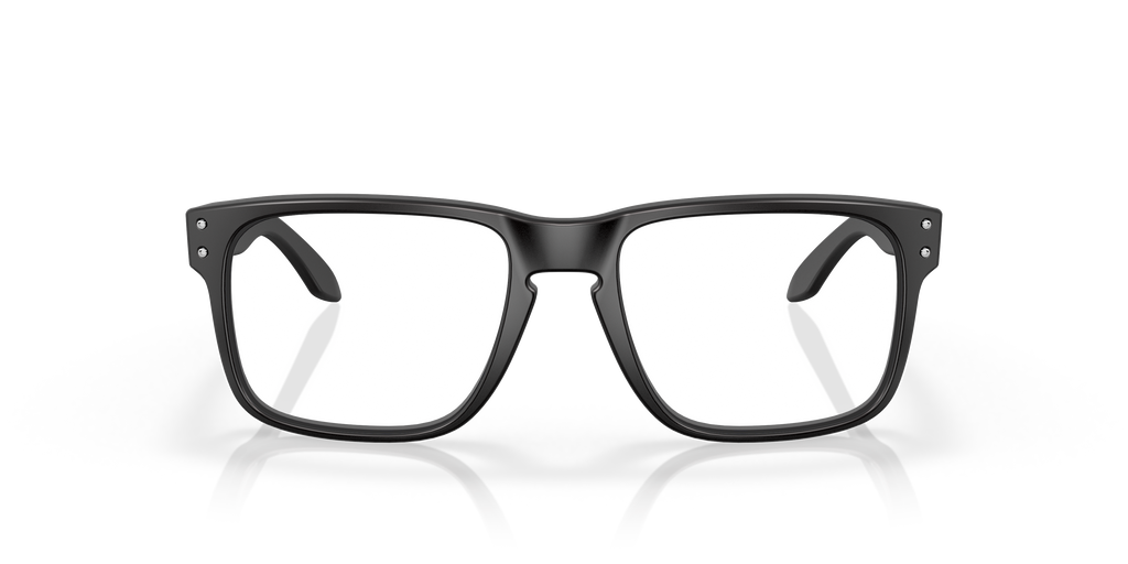 Oakley OX8156 Holbrook Square Eyeglasses - Polished Black Clear Fade