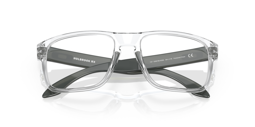 Oakley OX8156 Holbrook Square Eyeglasses - Polished Clear