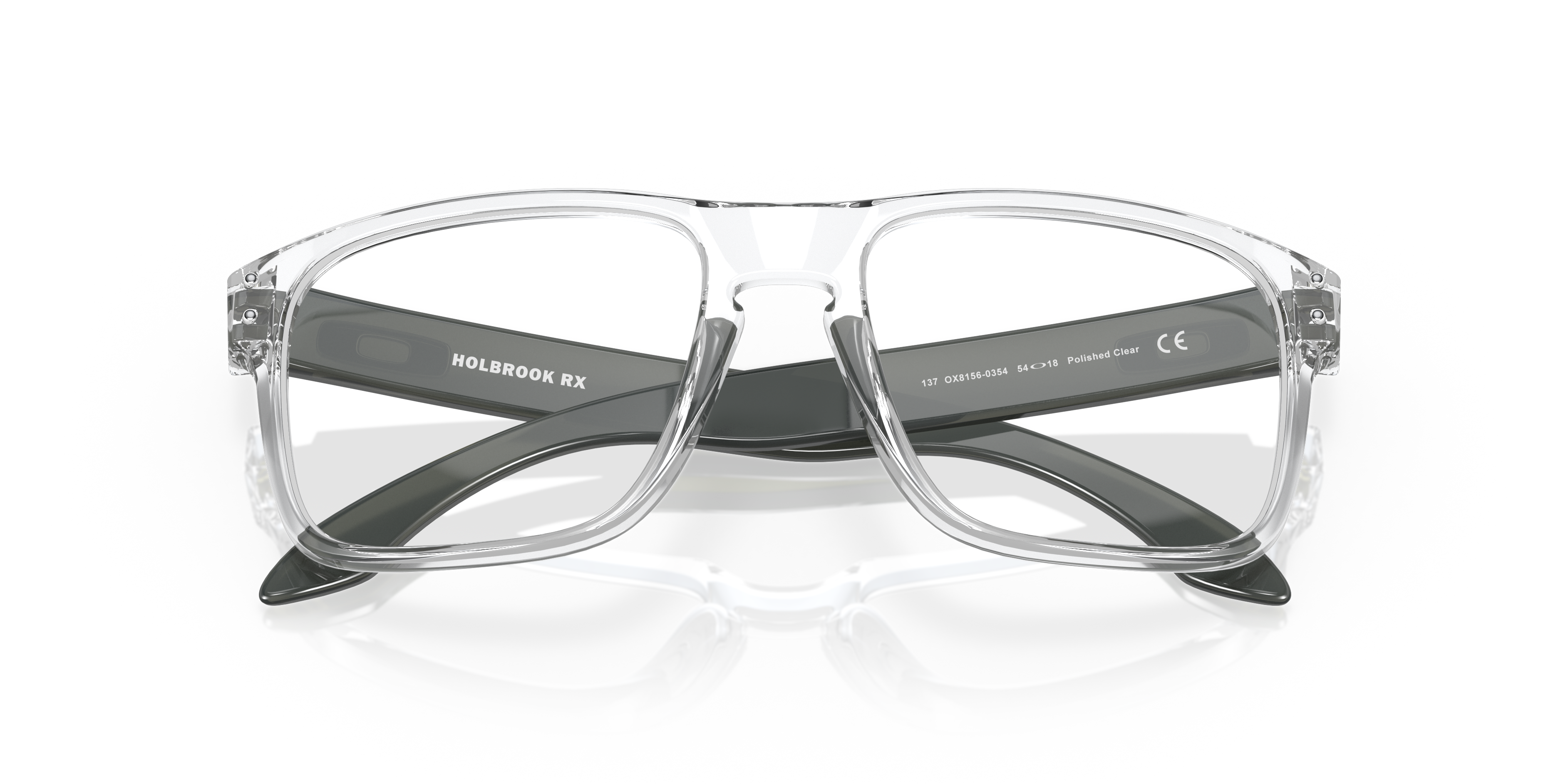 Oakley OX8156 Holbrook Square Eyeglasses - Polished Clear