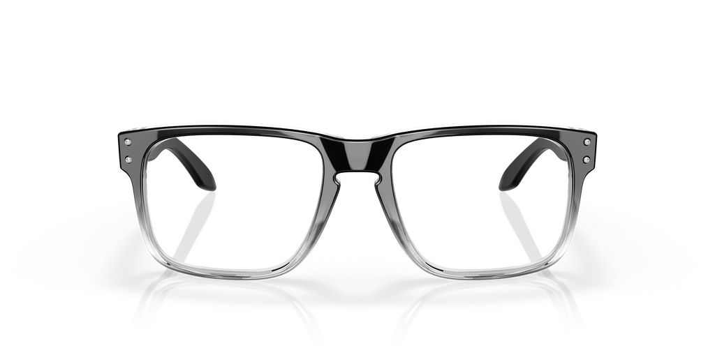 Oakley OX8156 Holbrook Square Eyeglasses - Polished Black Clear Fade