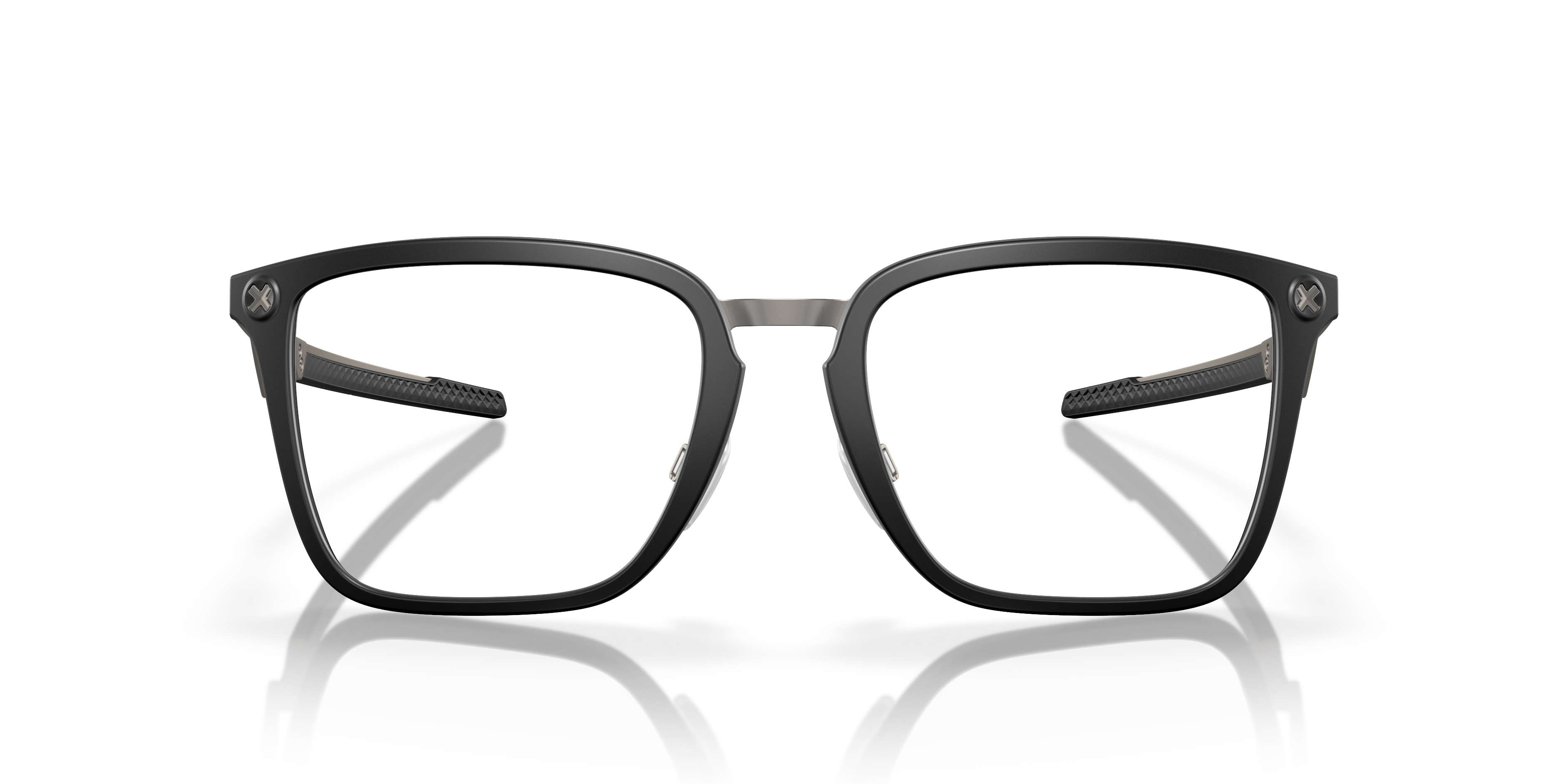 Oakley OX8162 Cognitive Rectangle Eyeglasses - Satin Grey Smoke