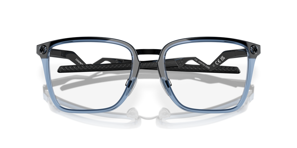 Oakley OX8162 Cognitive Rectangle Eyeglasses - Satin Grey Smoke