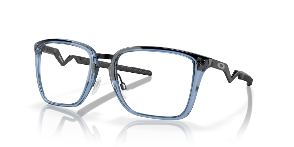 Oakley OX8162 Cognitive Rectangle Eyeglasses - Transparent Blue