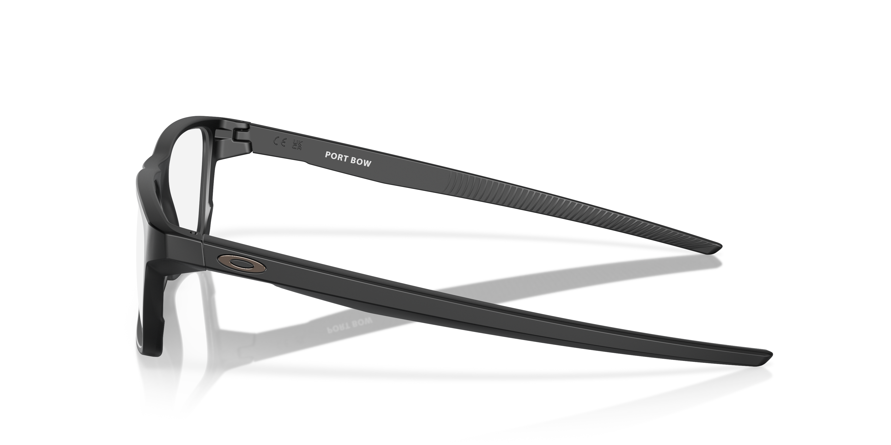 Oakley OX8164 Port Bow Rectangle Eyeglasses - Satin Black