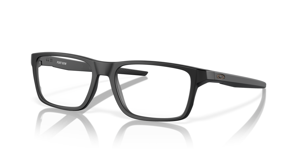 Oakley OX8164 Port Bow Rectangle Eyeglasses - Satin Black