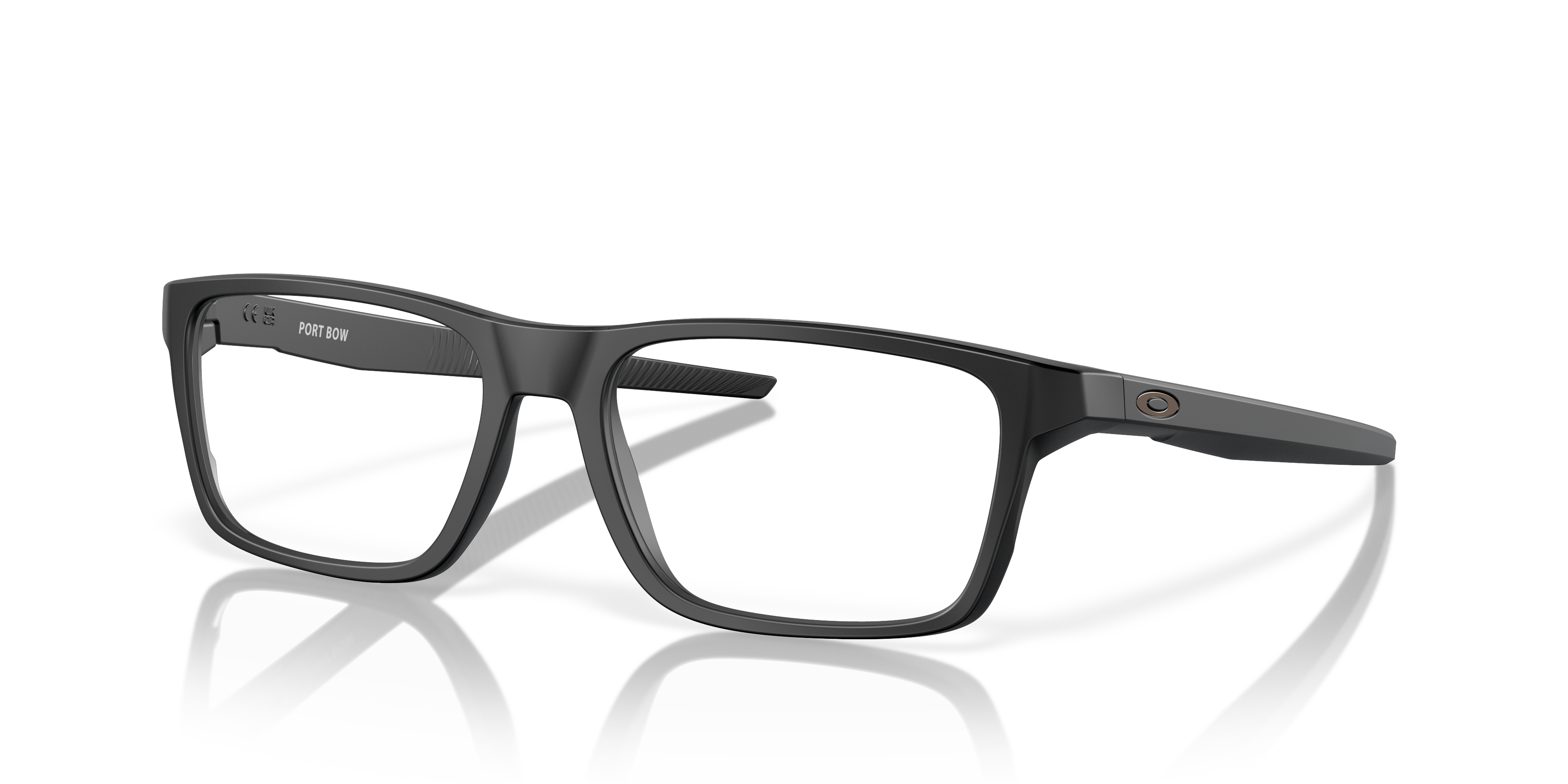 Oakley OX8164 Port Bow Rectangle Eyeglasses - Satin Black