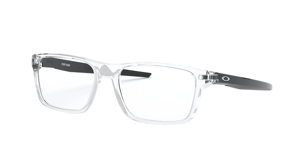 Oakley OX8164 Port Bow Rectangle Eyeglasses - Polished Clear