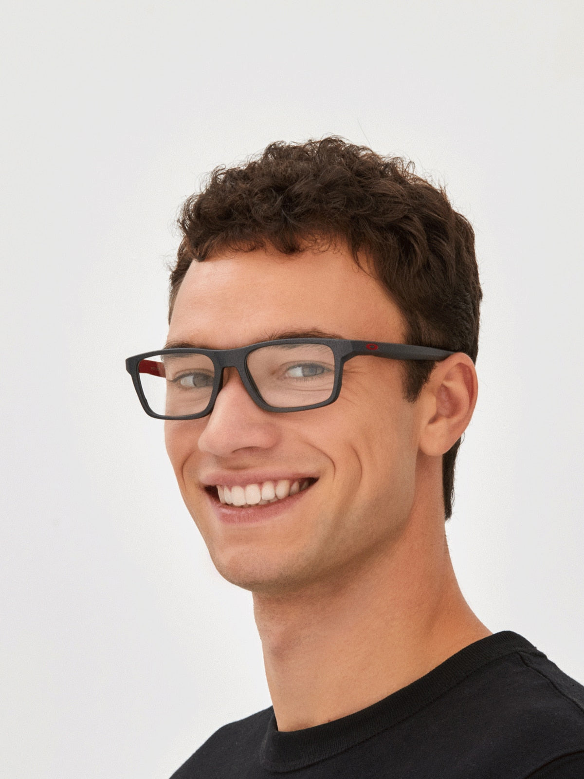 Oakley OX8164 Port Bow Rectangle Eyeglasses - Satin Black