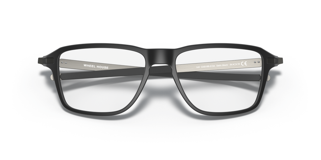 Oakley OX8166 Wheel House Square Eyeglasses - Satin Black