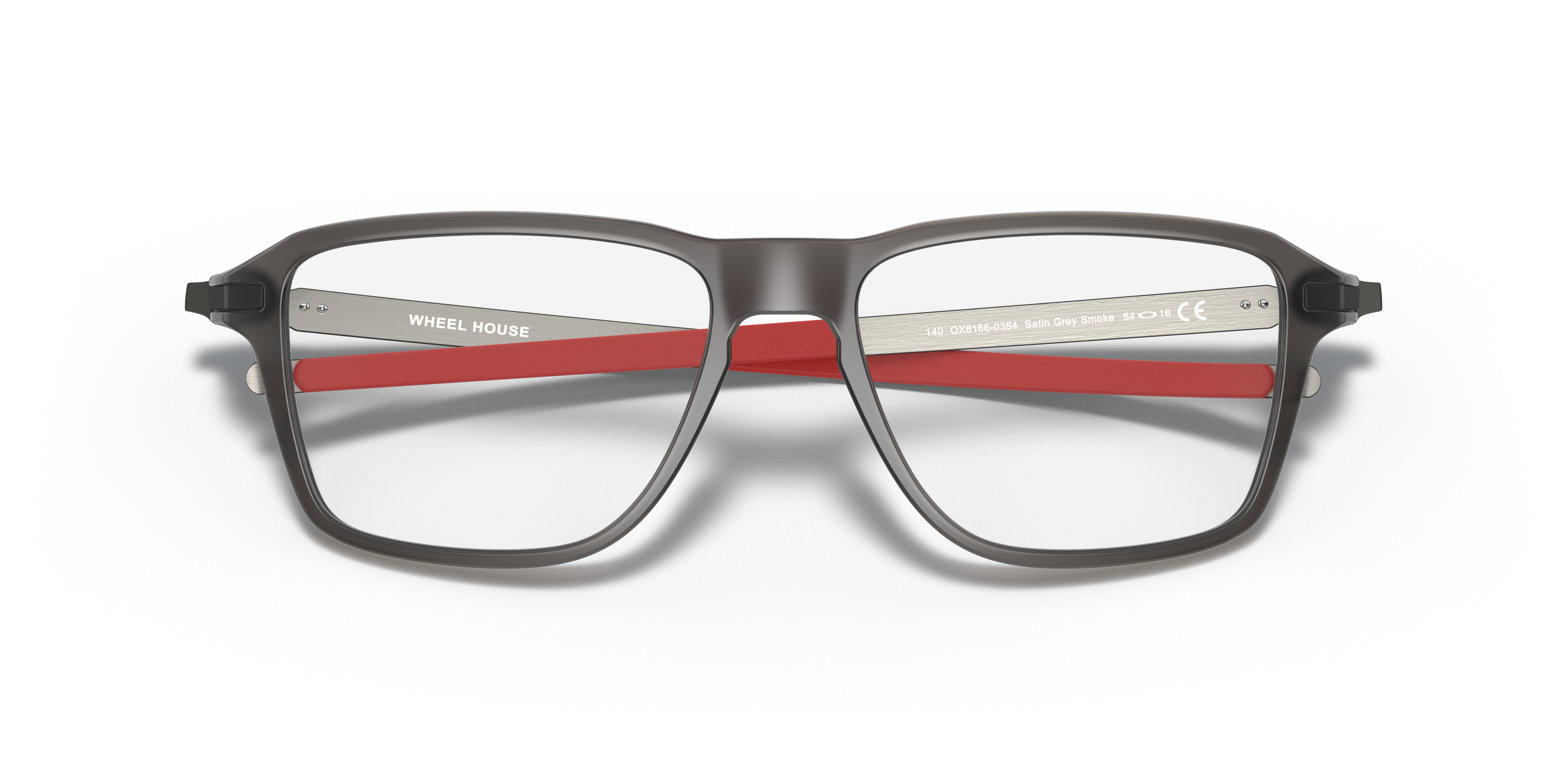 Oakley OX8166 Wheel House Square Eyeglasses - Satin Grey Smoke