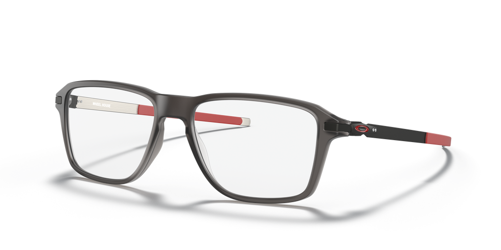 Oakley OX8166 Wheel House Square Eyeglasses - Satin Grey Smoke