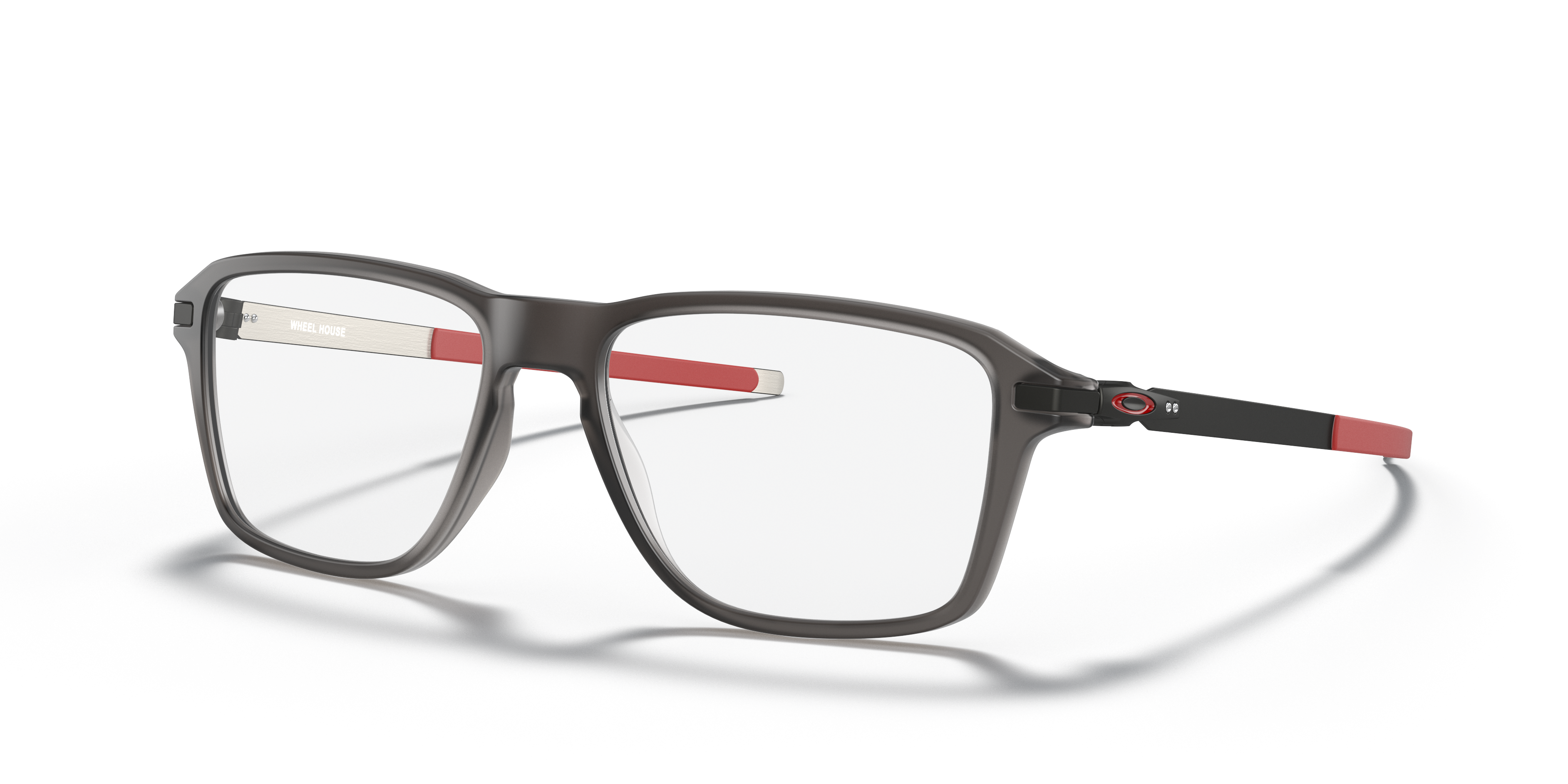Oakley OX8166 Wheel House Square Eyeglasses - Satin Grey Smoke