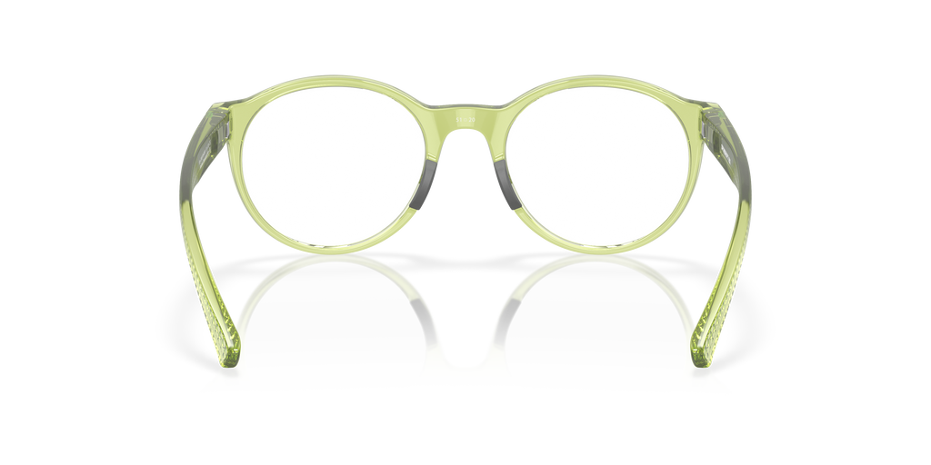 Oakley OX8176 Spindrift Coalesce Collection Round Eyeglasses - Polished Translucent Fern