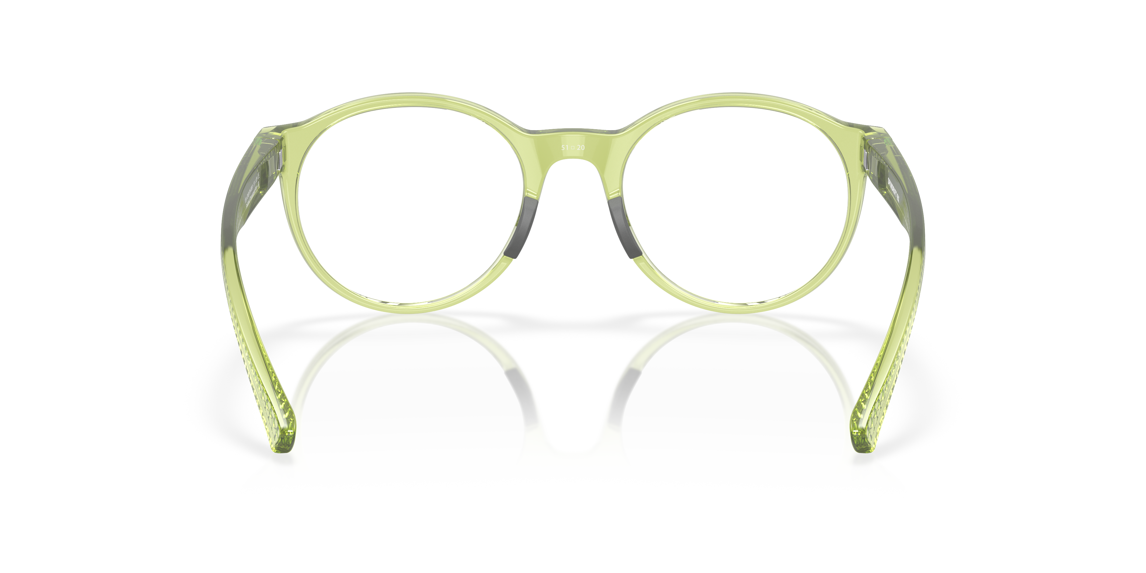 Oakley OX8176 Spindrift Coalesce Collection Round Eyeglasses - Polished Translucent Fern