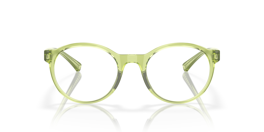 Oakley OX8176 Spindrift Coalesce Collection Round Eyeglasses - Polished Translucent Fern