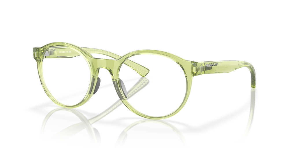 Oakley OX8176 Spindrift Coalesce Collection Round Eyeglasses - Polished Translucent Fern