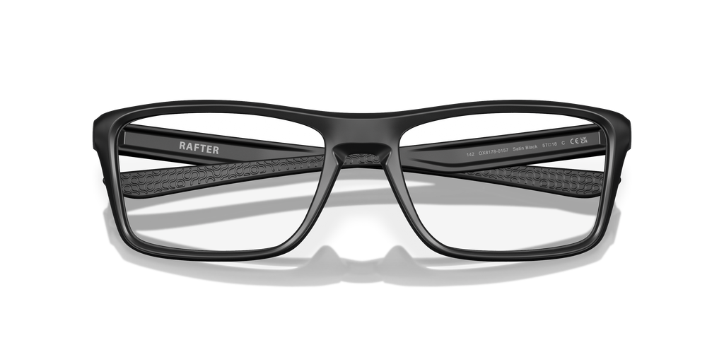 Oakley OX8178 Rafter Rectangle Eyeglasses - Satin Black