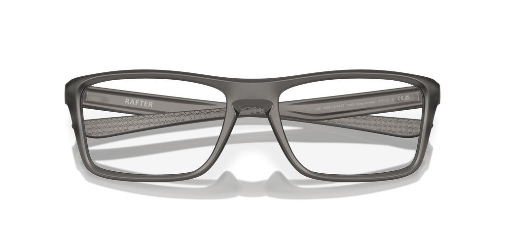 Oakley OX8178 Rafter Rectangle Eyeglasses - Polished Clear