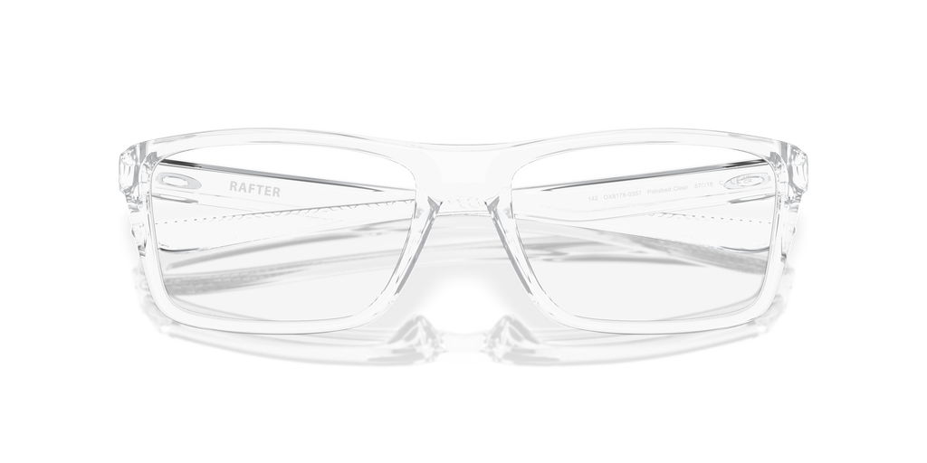 Oakley OX8178 Rafter Rectangle Eyeglasses - Satin Grey Smoke