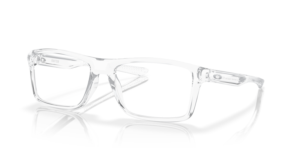 Oakley OX8178 Rafter Rectangle Eyeglasses - Polished Clear