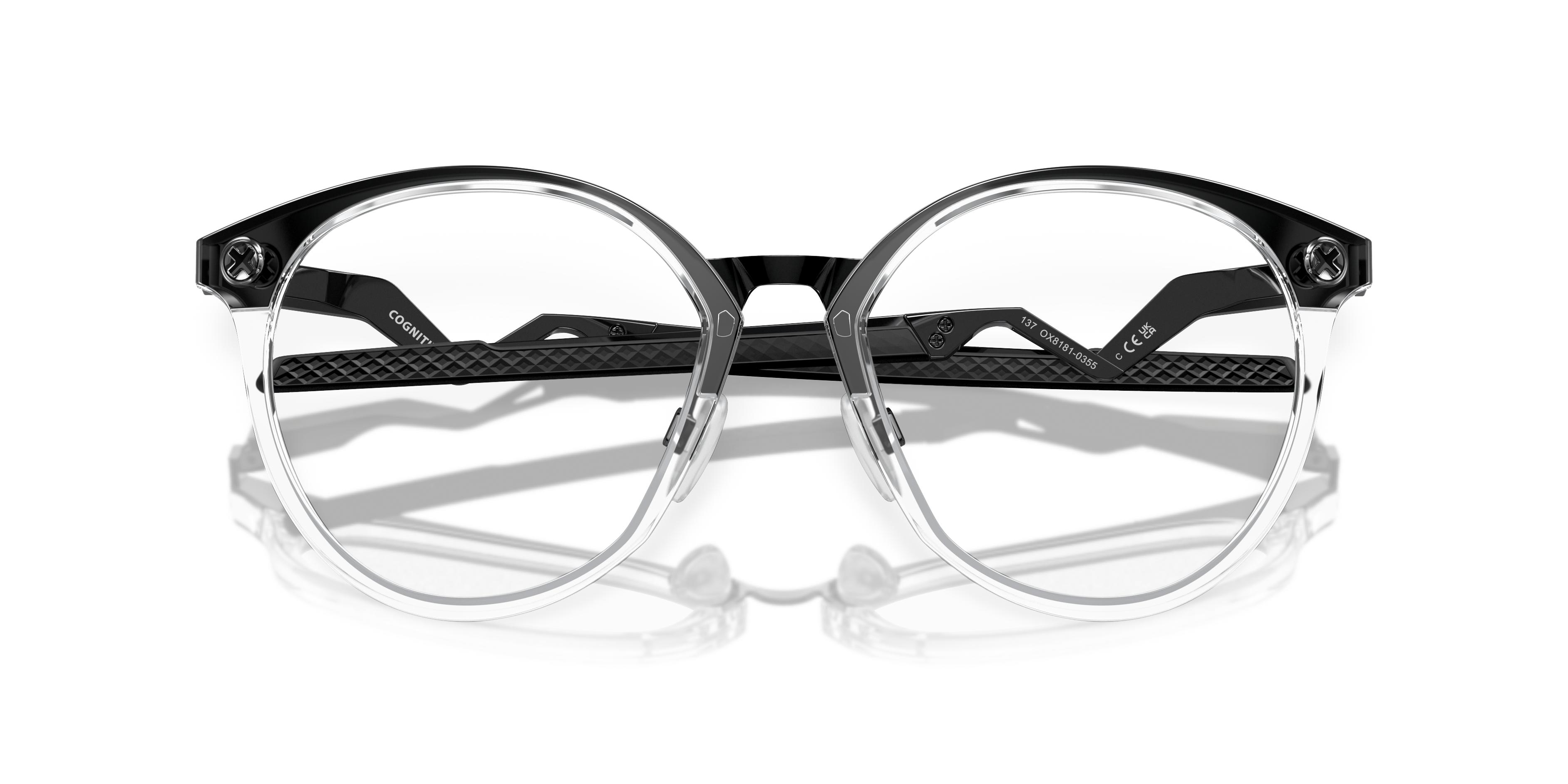 Oakley OX8181 Cognitive R Round Eyeglasses - Satin Black
