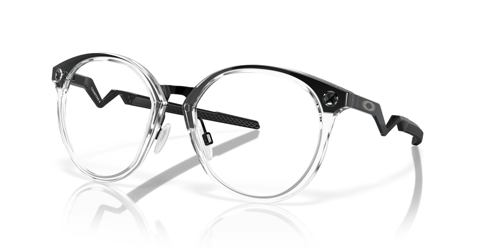 Oakley OX8181 Cognitive R Round Eyeglasses - Polished Clear