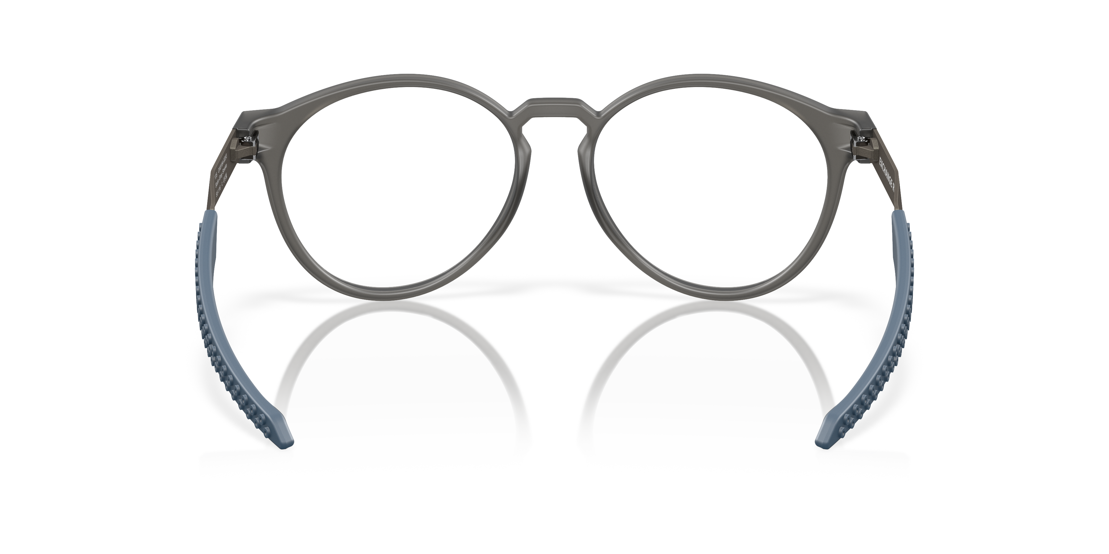 Oakley OX8184 Exchange R Round Eyeglasses - Satin Grey Smoke