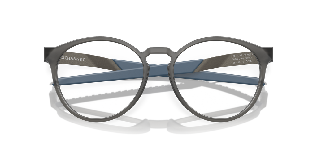 Oakley OX8184 Exchange R Round Eyeglasses - Polished Clear