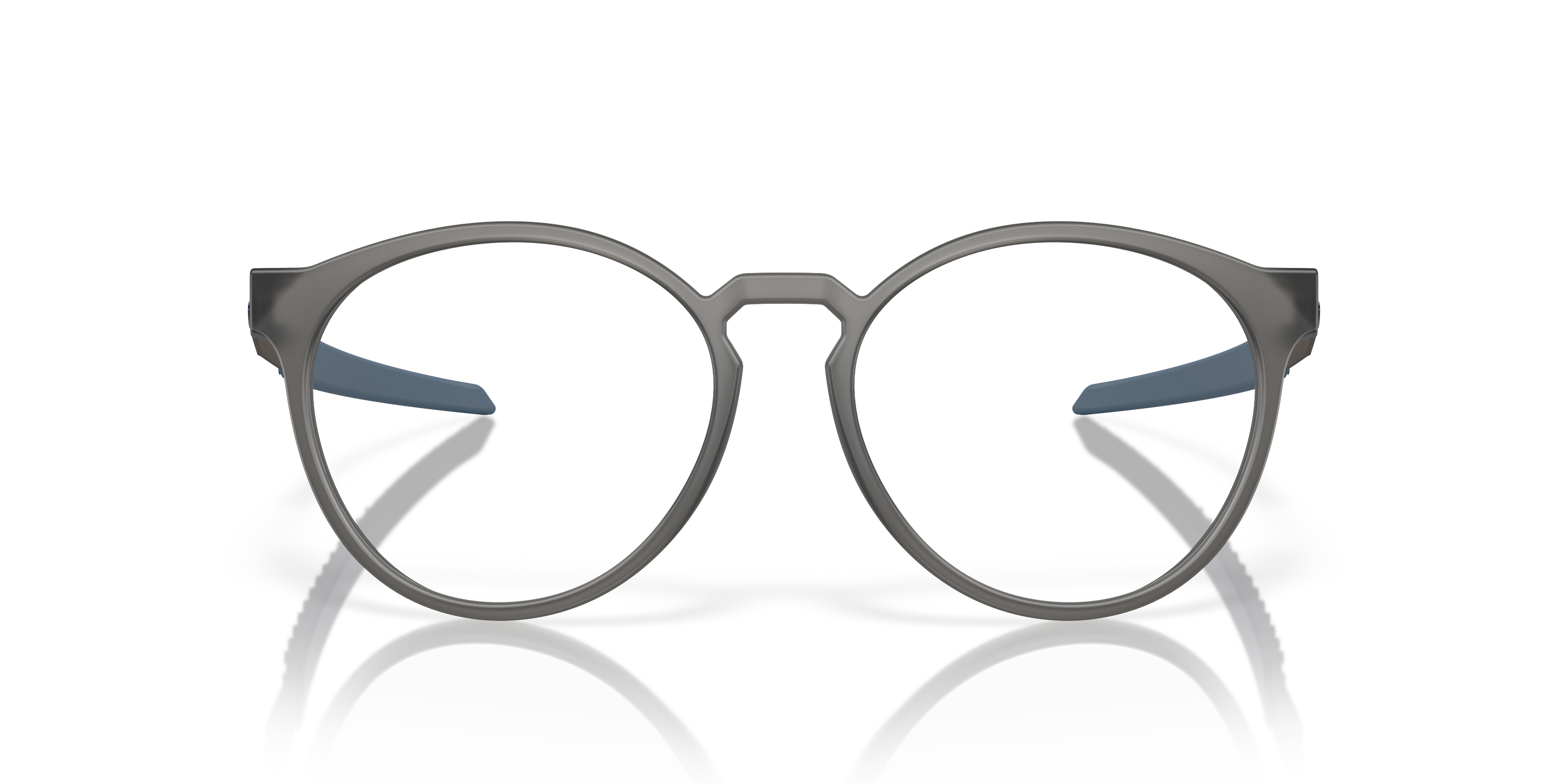 Oakley OX8184 Exchange R Round Eyeglasses - Satin Grey Smoke