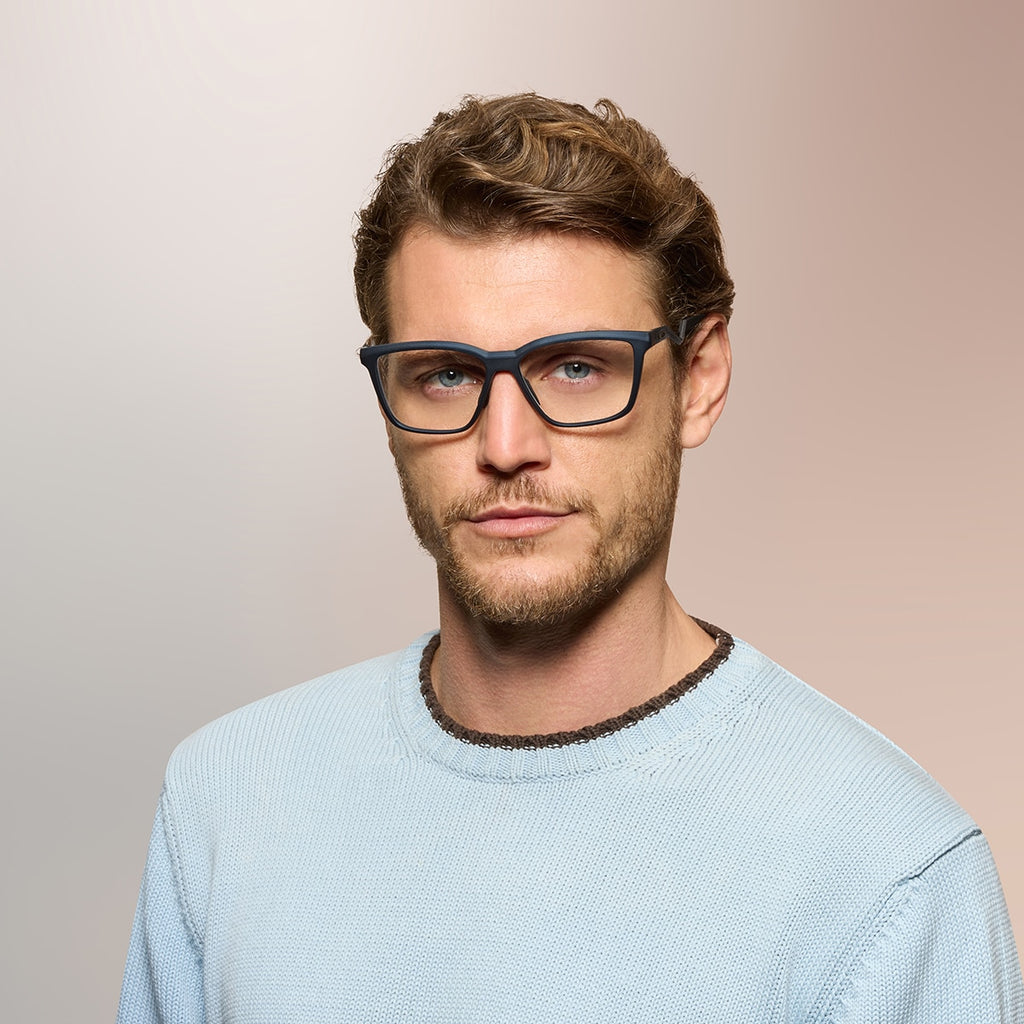 Oakley OX8191 Enigma Mass Square Eyeglasses - Matte Blue Steel