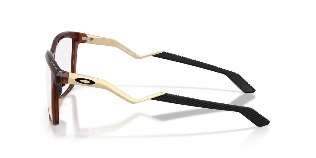 Oakley OX8191 Kylian Mbappé Signature Series Enigma Mass Square Eyeglasses - Dark Amber