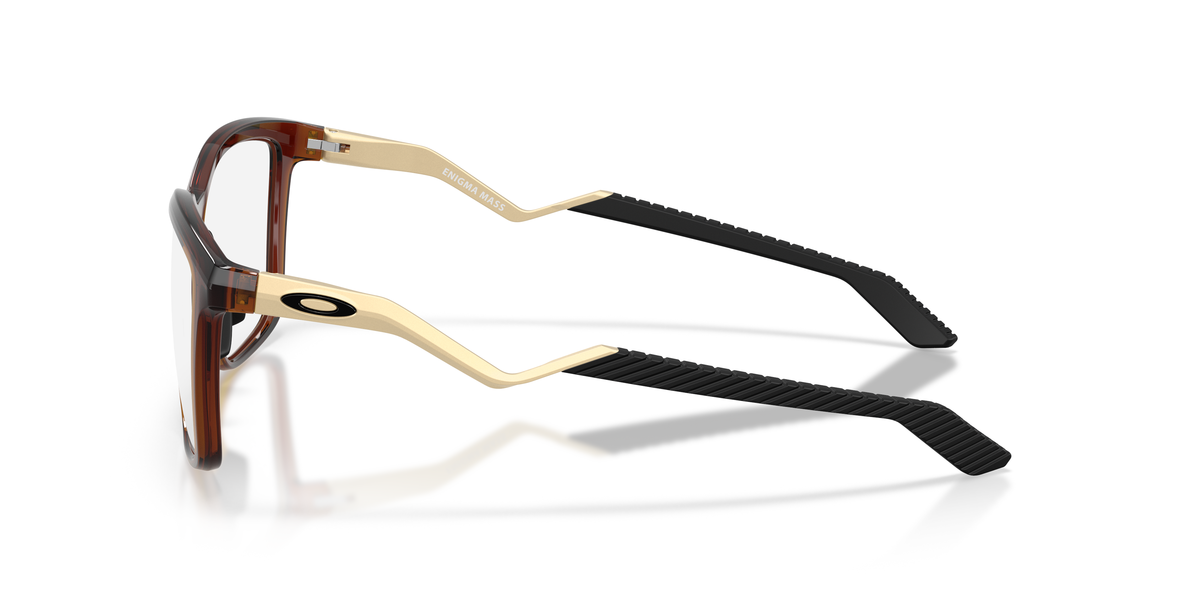 Oakley OX8191 Kylian Mbappé Signature Series Enigma Mass Square Eyeglasses - Dark Amber