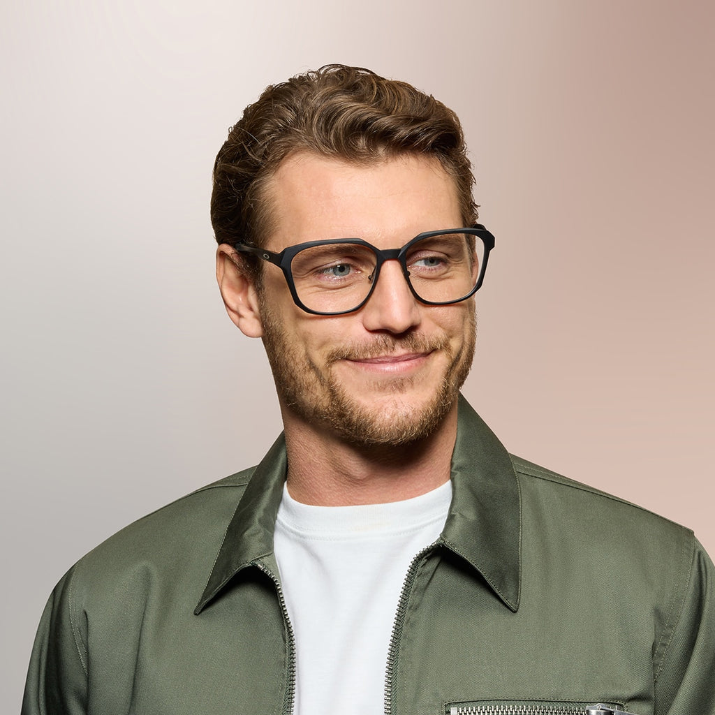 Oakley OX8193 Slender Square Eyeglasses - Polished Clear