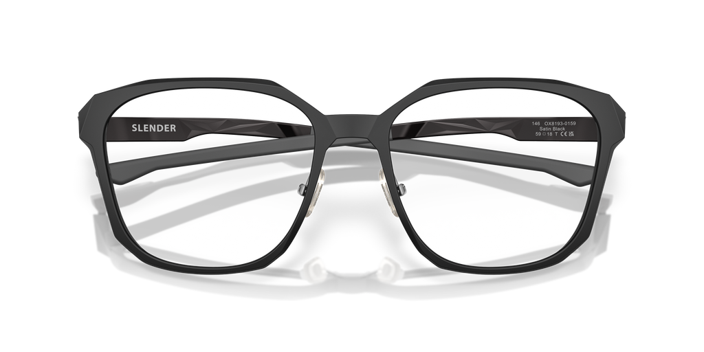 Oakley OX8193 Slender Square Eyeglasses - Polished Clear