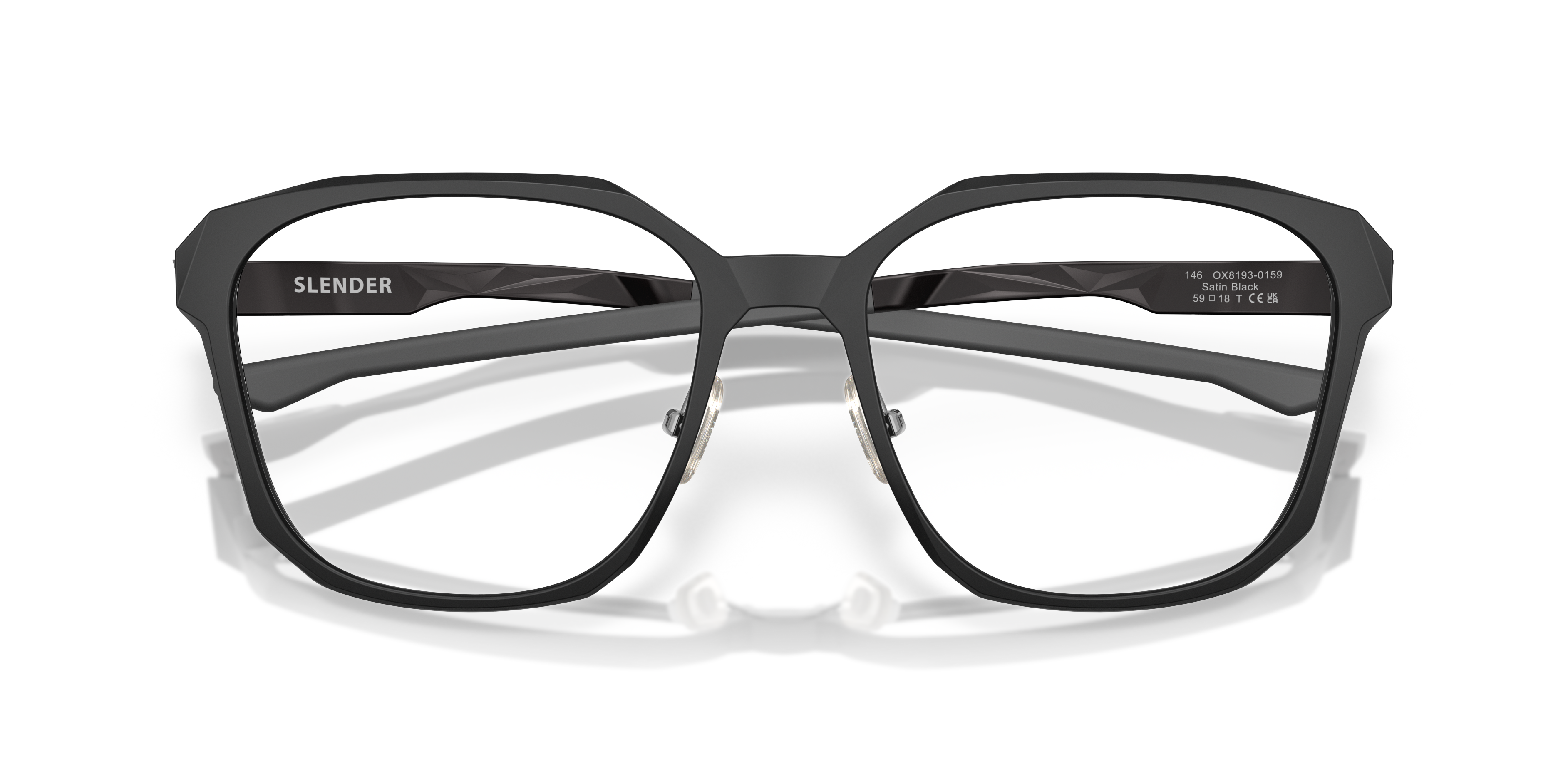 Oakley OX8193 Slender Square Eyeglasses - Satin Black
