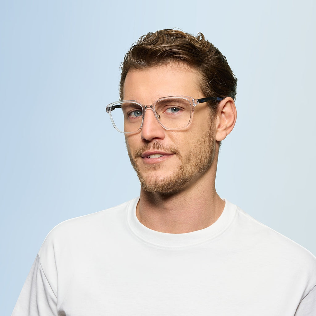 Oakley OX8193 Slender Square Eyeglasses - Polished Clear