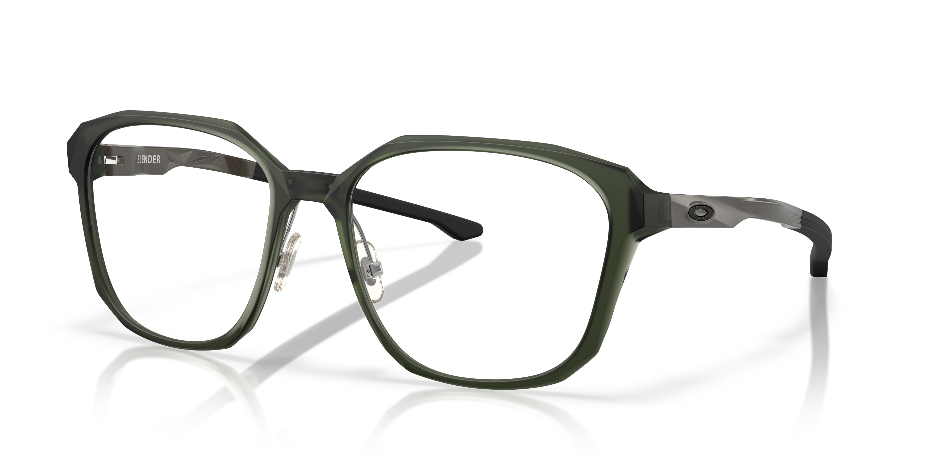 Oakley OX8193 Slender Square Eyeglasses - Matte Olive Ink