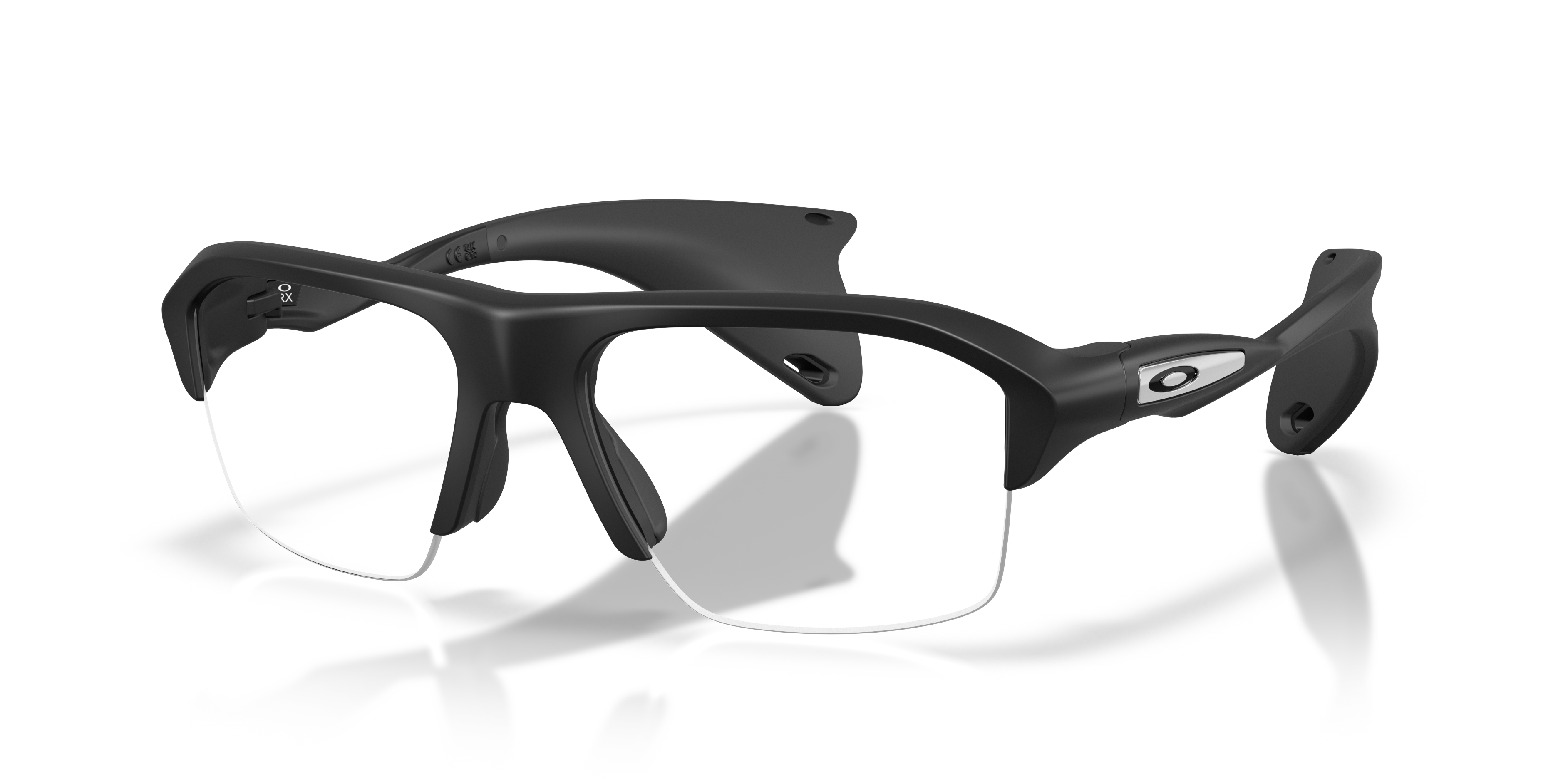 Oakley OX8198 Stunt Glider Rectangle Eyeglasses - Satin Grey Smoke