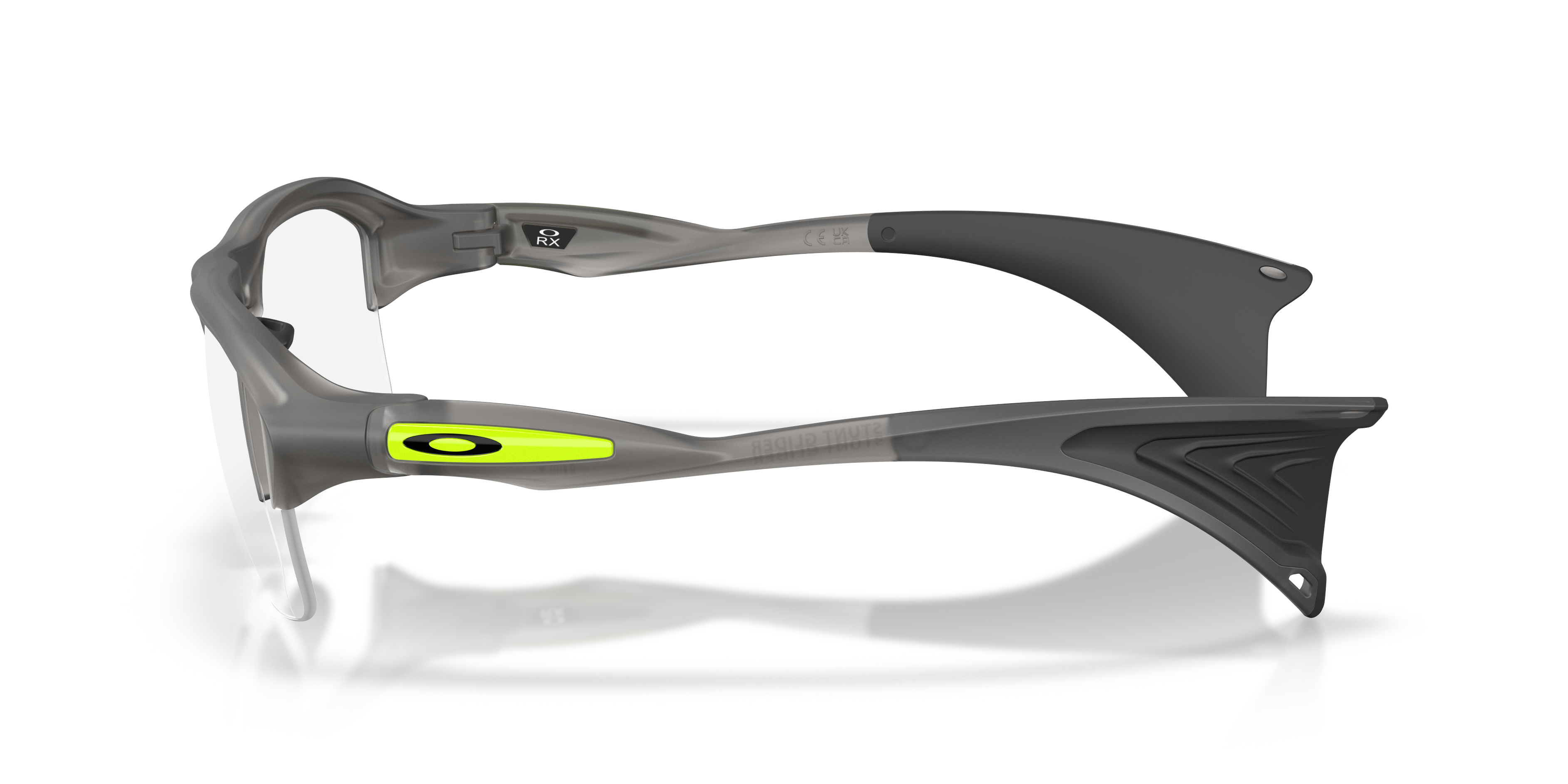 Oakley OX8198 Stunt Glider Rectangle Eyeglasses - Satin Grey Smoke