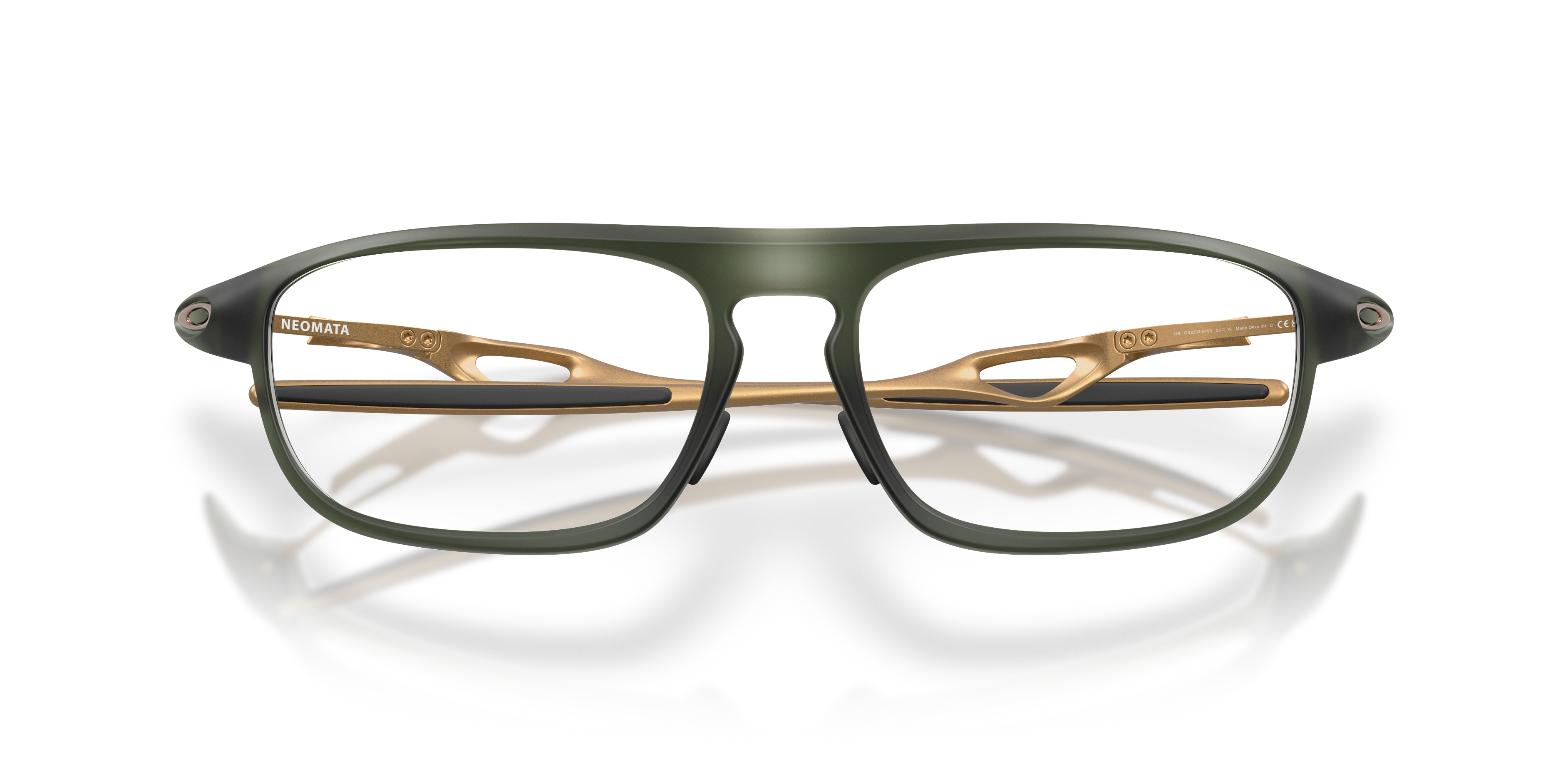 Oakley OX8203 Neomata Rectangle Eyeglasses - Matte Olive Ink