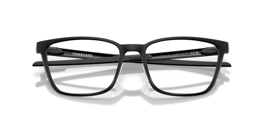 Oakley OX8205 Thinboard Rectangle Eyeglasses - Matte Dark Amber
