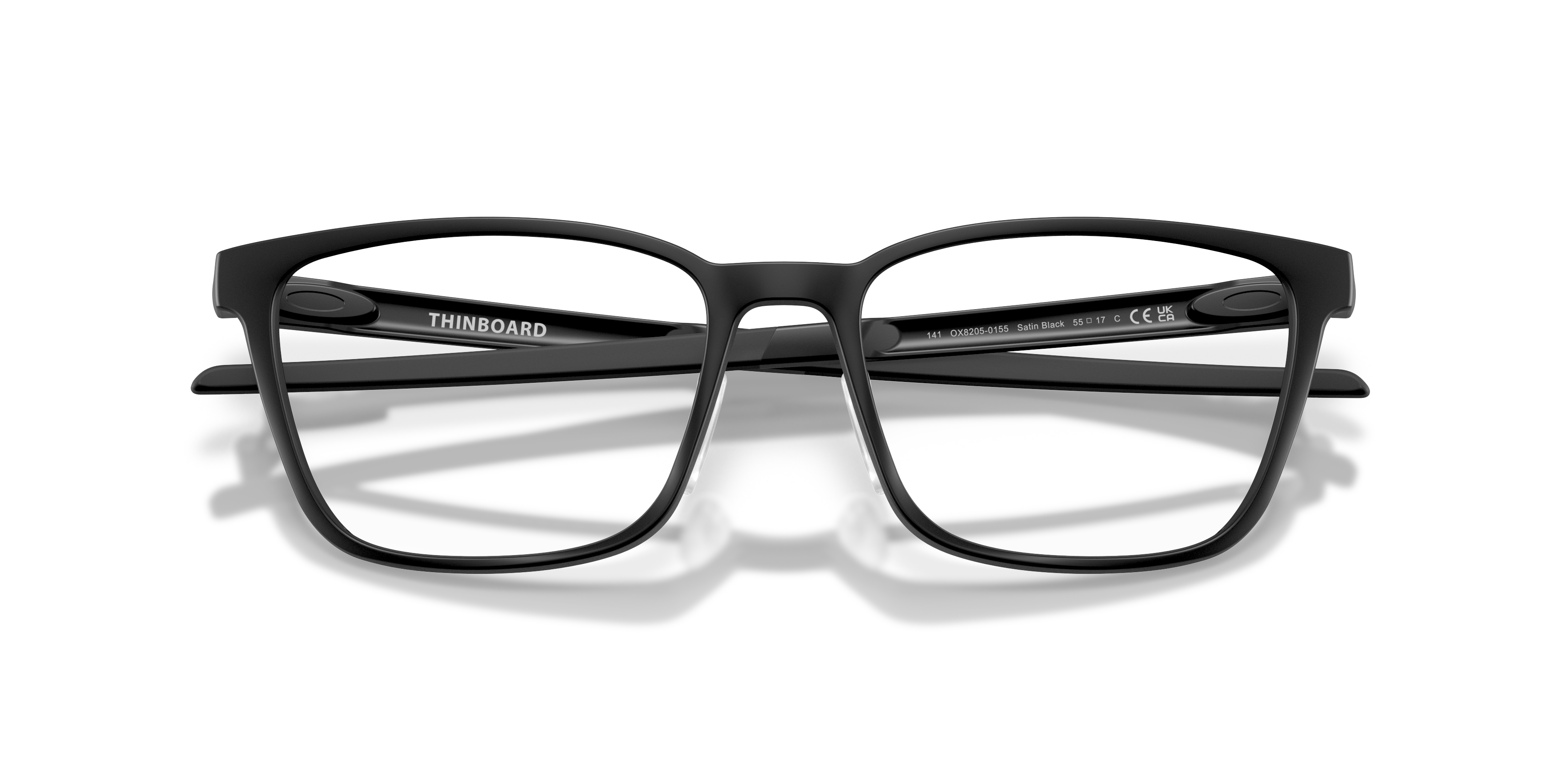 Oakley OX8205 Thinboard Rectangle Eyeglasses - Satin Black