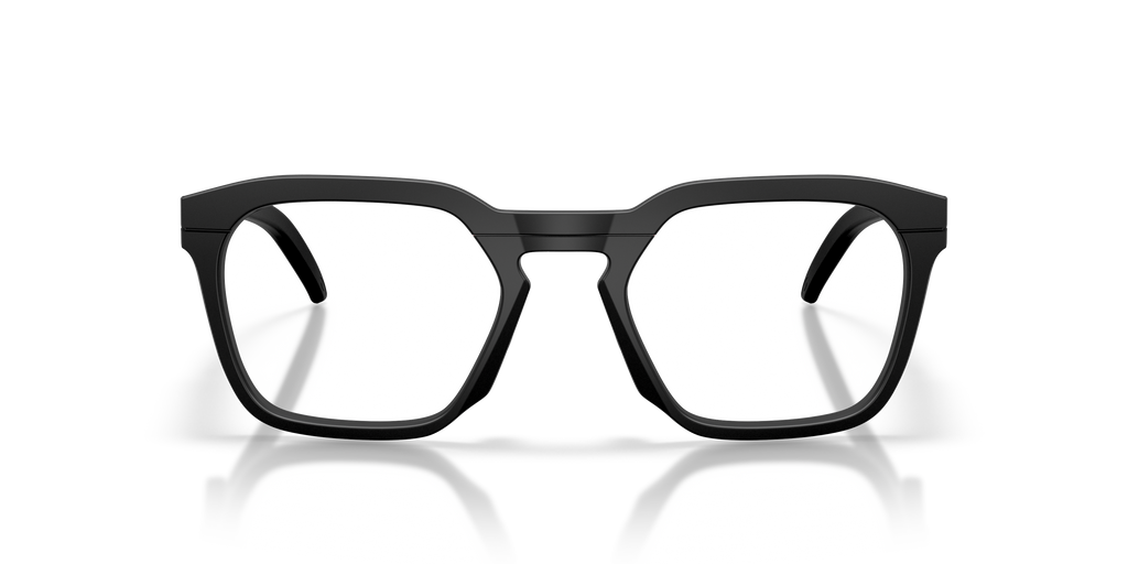 Oakley OX8208 HSTN SQ Square Eyeglasses - Polished Clear