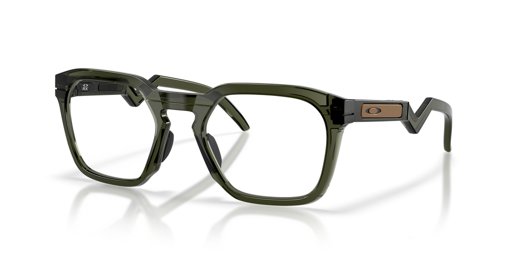 Oakley OX8208 HSTN SQ Square Eyeglasses - Olive Ink