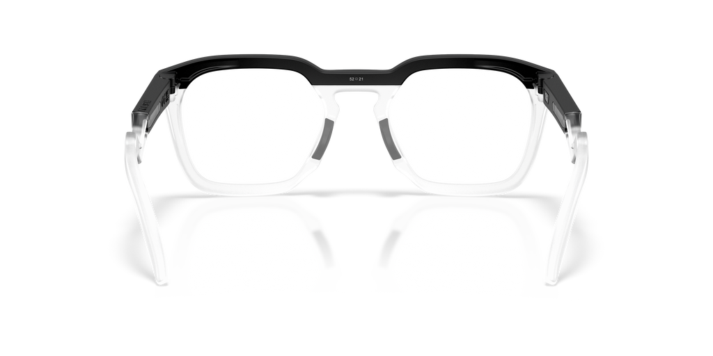 Oakley OX8208 HSTN SQ Square Eyeglasses - Polished Clear