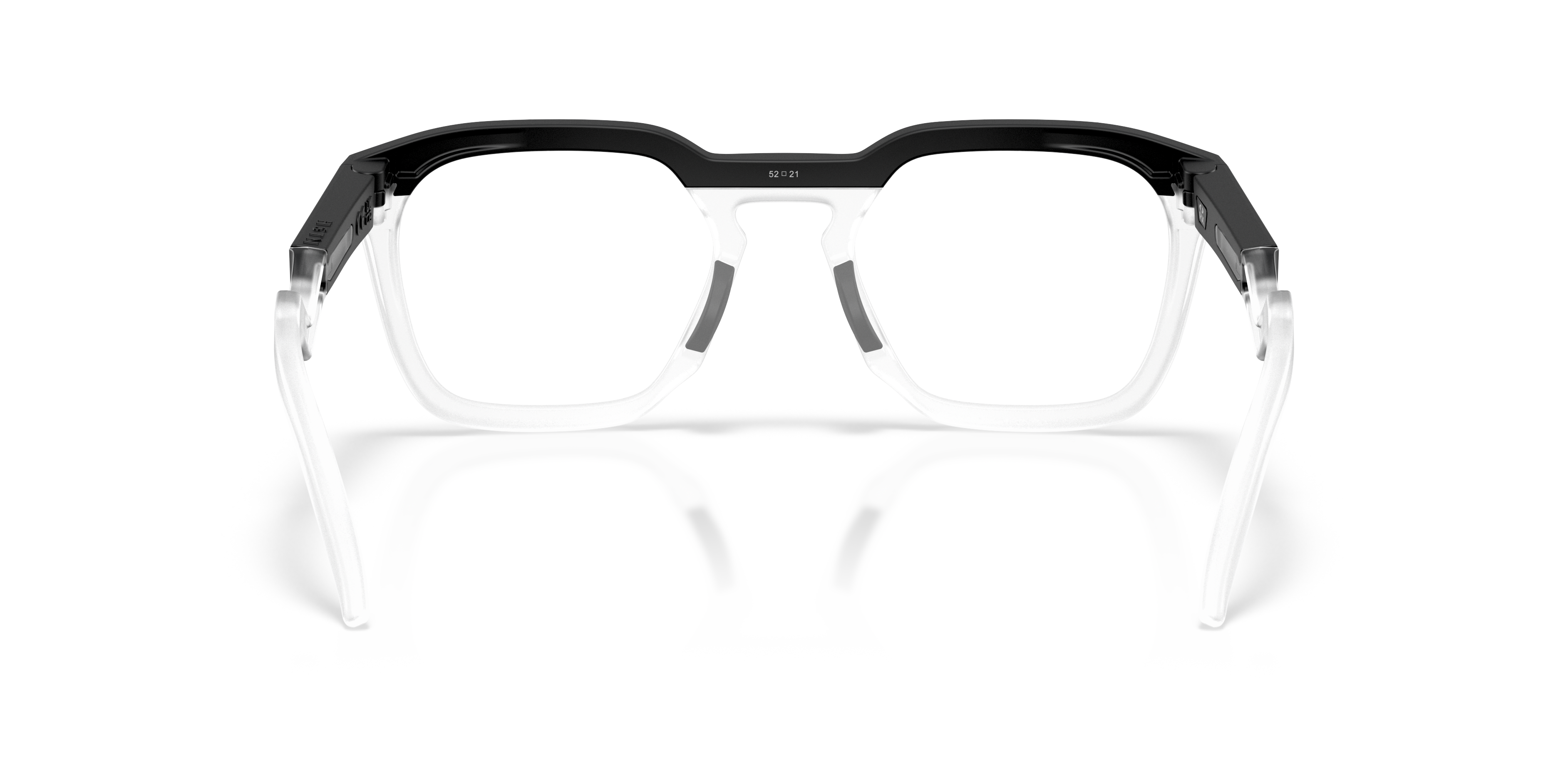 Oakley OX8208 HSTN SQ Square Eyeglasses - Polished Clear