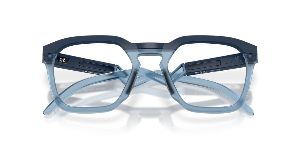 Oakley OX8208 HSTN SQ Square Eyeglasses - Polished Clear