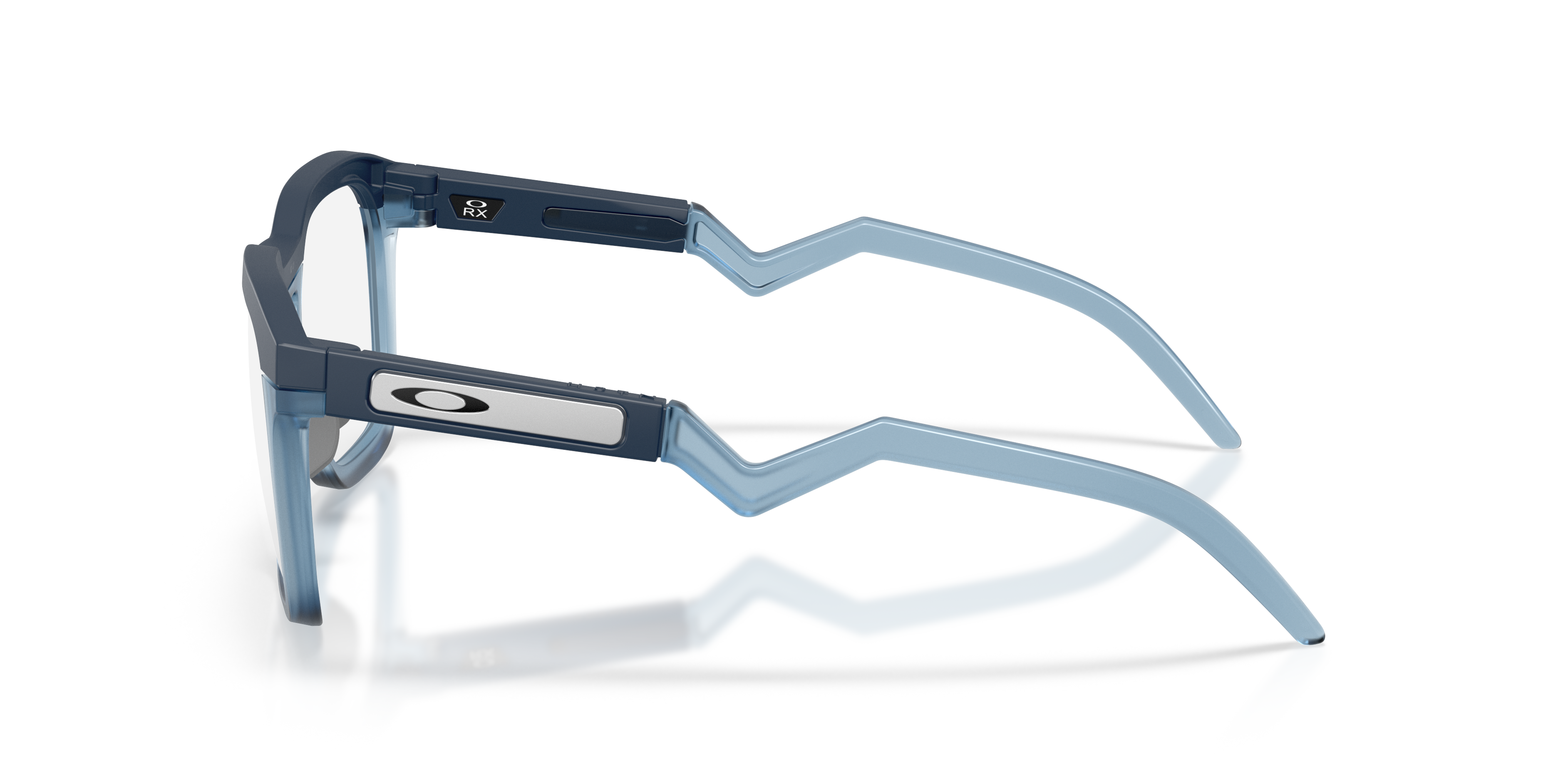 Oakley OX8208 HSTN SQ Square Eyeglasses - Polished Clear